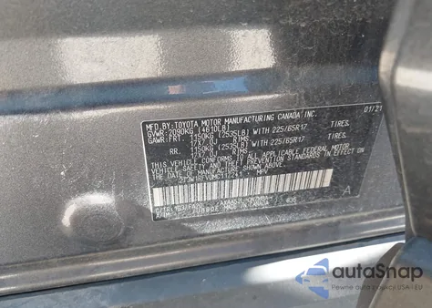 2021 Toyota Rav4 Xle from USA, damaged, VIN 2T3W1RFV0MC117241